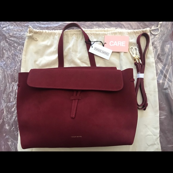 MANSUR GAVRIEL LADY BAG IN BURGUNDY LEATHER - Picture 2 of 8